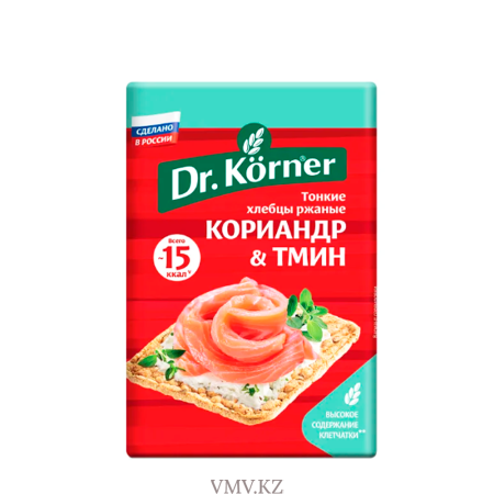 Хлебцы DR KORNER Ржаные С кориандром и тмином 100г 