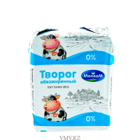 Творог МОЛКОМ 0% 250г м/у