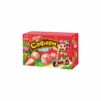 Печенье CHOCOBOY Затяжное с глазурью Safari Strawberry Yogurt 39г