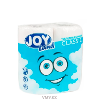 Бумага JOY PAPER Туалетная Белая 4шт м/у