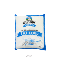 Соль БАРСКИЕ ПРОДУКТЫ Пищевая йодированная 1кг м/у