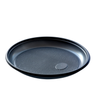 Тарелка LEGATO Одноразовая Черная 205мм 6шт