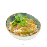 Капуста ВКУСНАЯ ДОСТАВКА Квашеная с корнишонами 500г шт Капуста ВКУСНАЯ ДОСТАВКА Квашеная с корнишонами 500г шт