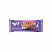 Мороженое NESTLE Milka Эскимо Лесные ягоды 64г