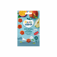 Кусочки ФРУТО НЯНЯ Фруктовые Яблоко персик и маракуйя 12 мес+ 15г