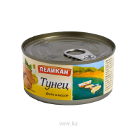 Тунец ПЕЛИКАН Филе в масле 185г ж/б