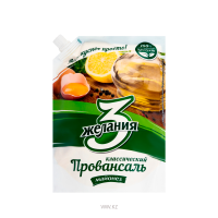 Майонез 3 ЖЕЛАНИЯ Провансаль классический 50,5% 700г п/у Майонез 3 ЖЕЛАНИЯ Провансаль классический 50,5% 700г п/у
