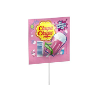 Леденец CHUPA CHUPS Milk Tea Со вкусом клубники и персика 15г
