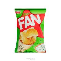 Чипсы FAN Со вкусом сметаны и лука 120г м/у
