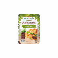 Нарезка ИНДИЛАЙТ Ветчина Филе грудки индейки 120г