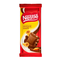 Шоколад NESTLE Молочный Миндаль и вафля 82г