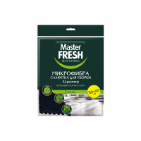 Салфетка MASTER FRESH Для мытья полов микрофибровая черная 50*60см 1шт м/у