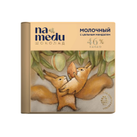 Шоколад NA MEDU Сказочный Молочный С цельным миндалем 85г