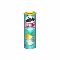 Чипсы PRINGLES Картофельные Cream Cheese Herbs Сливочный сыр и травы 165г
