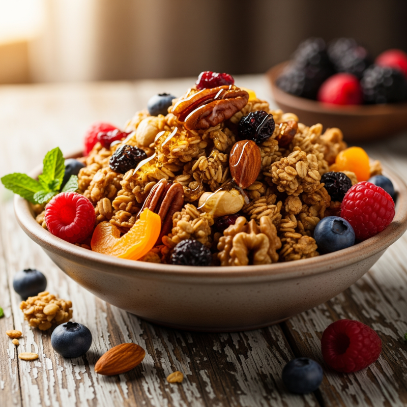 История гранолы: от жёстких хлопьев к хрустящему завтраку