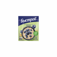 Каша БЫСТРОВ Овсяная Черника 40г м/у