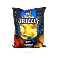 Чипсы GRIZZLY Краб 130г кор Чипсы GRIZZLY Краб 130г кор