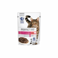 Корм PERFECT FIT Для кошек Говядина 75г м/у