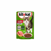 Корм KITEKAT Рагу с говядиной 85г