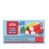 Палочки VICI Крабовые сочные 240г м/у