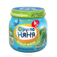 Пюре ФРУТО НЯНЯ Брокколи 80г с/б