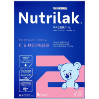 Смесь NUTRILAK Сухая молочная Premium + 2 Последующая 600г