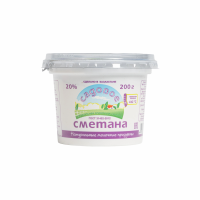 Сметана САДОВОЕ 20% 200г п/у