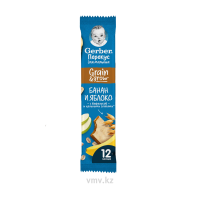 Батончик GERBER Фруктово злаковый Яблоко и банан 25г м/у