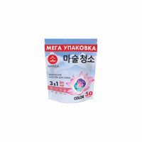 Средство NAMZA Для стирки В растворимых капсулах 3-х камерные Для цветного белья 500г