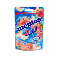 Драже MENTOS Duo Со вкусом персика и содовой 45г