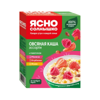 Каша ЯСНО СОЛНЫШКО Овсяная Ассорти №1 6*45г кор