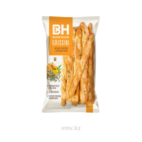 Палочки BAKER HOUSE Grissini Хлебные с семенами тыквы 80г Палочки BAKER HOUSE Grissini Хлебные с семенами тыквы 80г