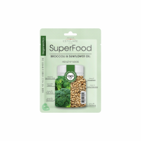 Маска INSTITUTE ESTELARE Superfood Для лица Тканевая Брокколи и Масло Подсолнуха 25г