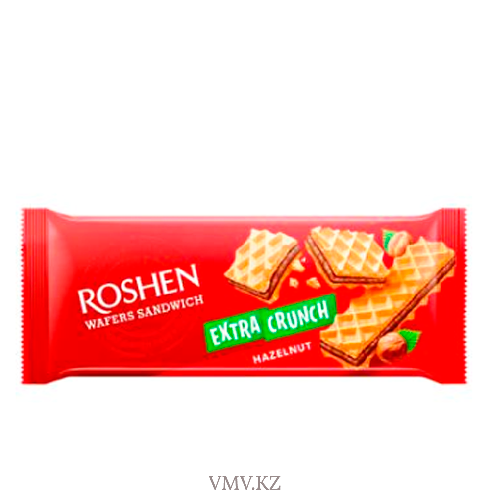 Вафли ROSHEN Wafers Sandwich Crunch Орех 142г - Заказать | Цена 464 тг. |  Доставка