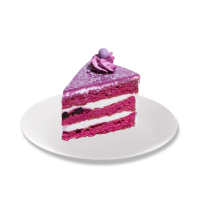 Торт ВКУСНАЯ ИСТОРИЯ Смородиново лавандовый нарезка шт