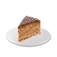 Торт ВКУСНАЯ ИСТОРИЯ Наполеон карамельный нарезка шт