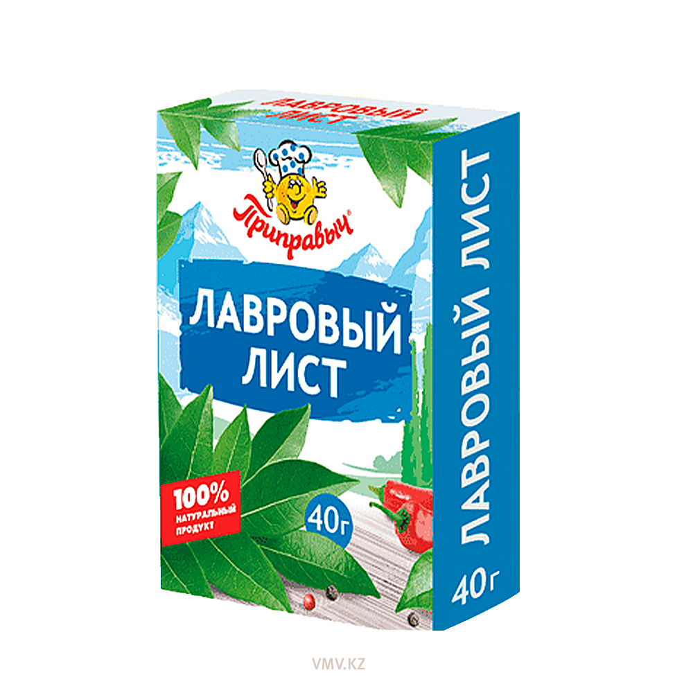 Лавровый лист ПРИПРАВЫЧ 40г кор - Заказать | Цена 765 тг. | Доставка