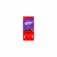 Шоколад MILKA Extra Молочный С миндалем клюквой и киноа 130г