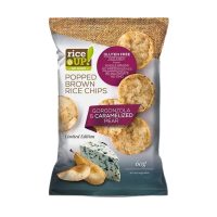 Чипсы RICE UP Из бурого риса С горгонзолой и карамелизированной грушей 60г м/у