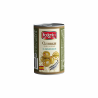 Оливки FEDERICI С анчоусом 300г ж/б