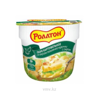 Пюре РОЛЛТОН Картофельное Томленая курочка с сыром 40г п/у