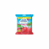 Кусочки КОГДА Я ВЫРАСТУ Фруктовые Из яблок и клубники 12мес+ 30г