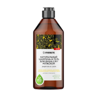 Шампунь SYNERGETIC Натуральный бессульфатный Экстрамягкий ежедневный уход 2 в 1 400мл п/у