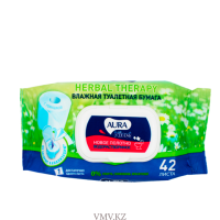 Бумага AURA Туалетная влажная Nice 42шт м/у