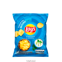 Чипсы LAYS Сметана и зелень 37г Чипсы LAYS Сметана и зелень 37г