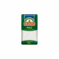 Рис MAKFA Шлифованный круглозерный 800г м/у
