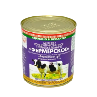 Молоко ГЛУБОКОЕ Концентрированное Фермерское 7,2% 300г ж/б