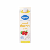 Йогурт NATIGE Живой Со вкусом малины 1,5% 900г