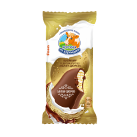 Мороженое КОРОВКА ИЗ КОРЕНОВКИ Эскимо пломбир Вкус игристого Абрау Дюрсо в молочном шоколаде 70г