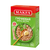 Крупа MAKFA Гречневая быстроразваривающаяся 400г кор